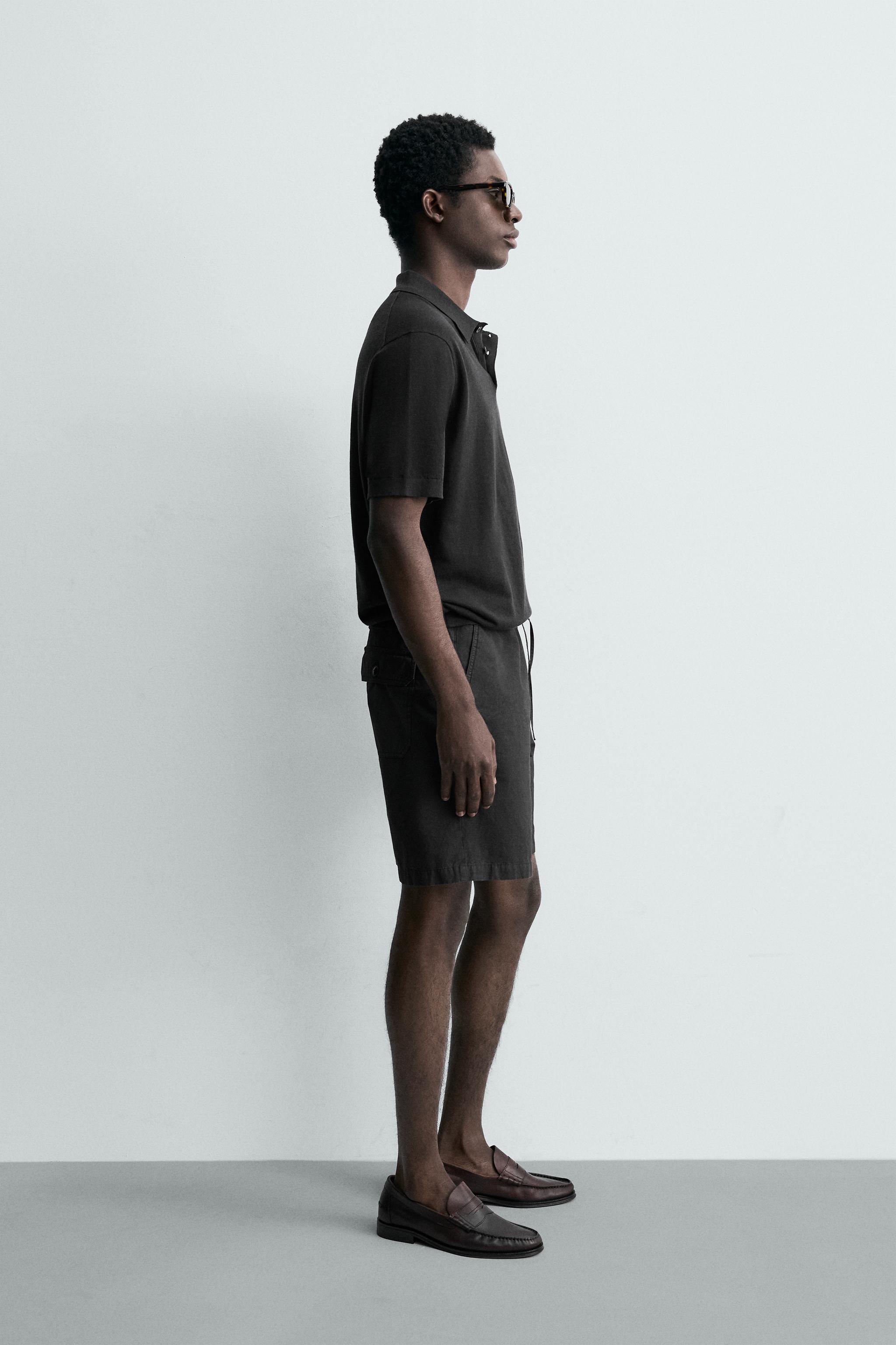 HEMP-COTTON KNIT POLO